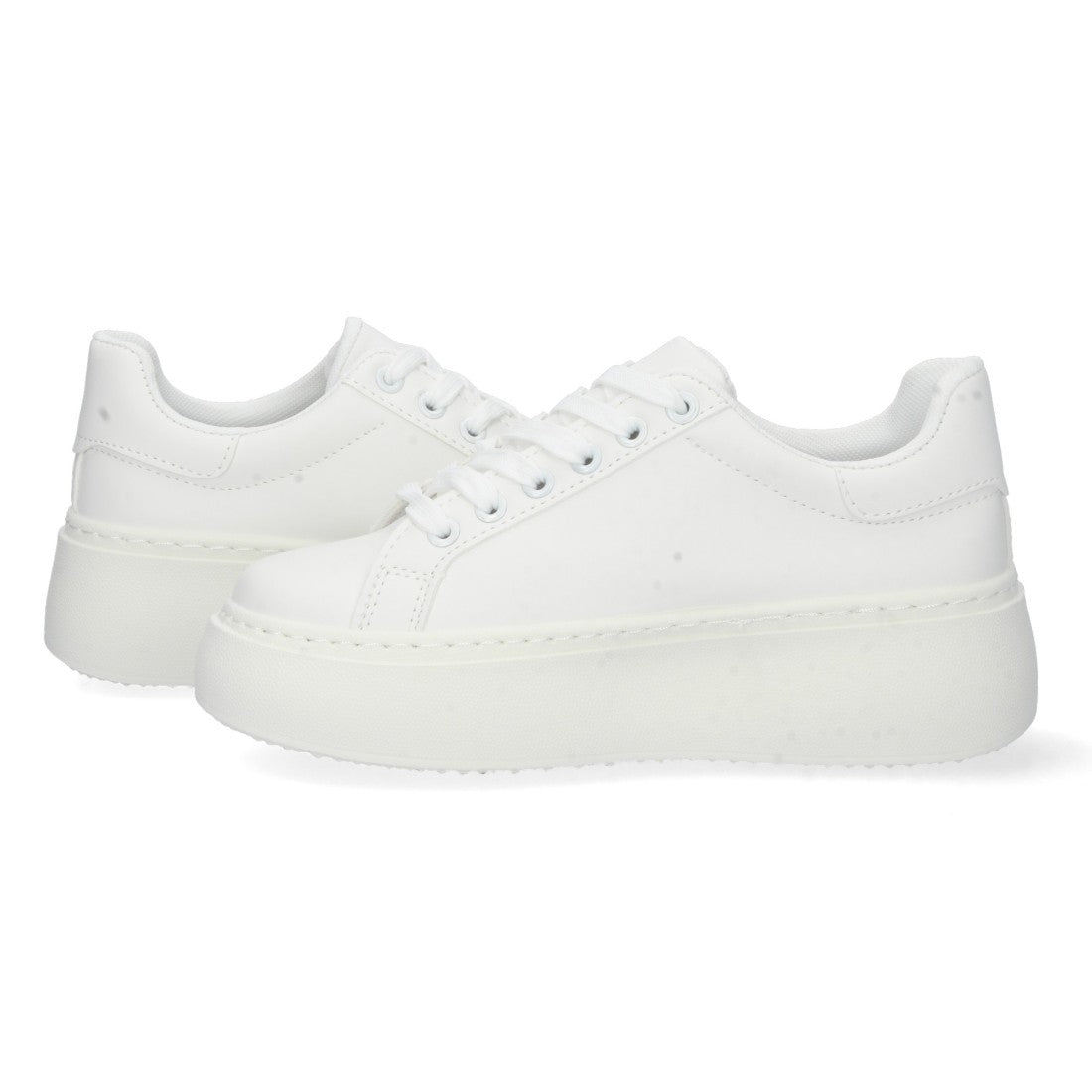Zapatilla de plataforma de mujer con estampado brillante
