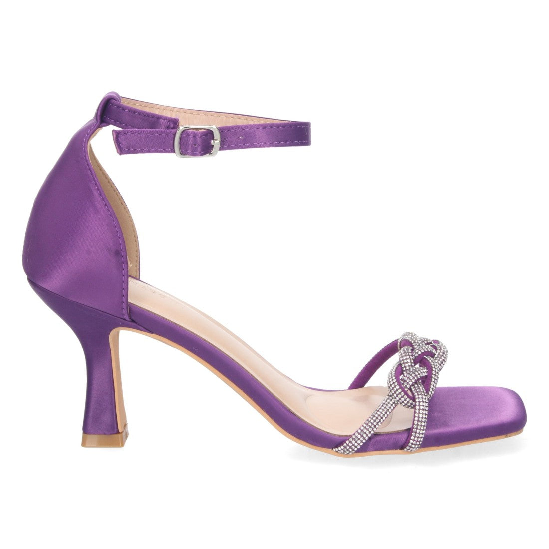 Sandalia de tacón de mujer estilo ankle strap