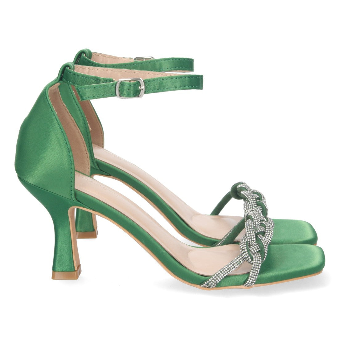 Sandalia de tacón de mujer estilo ankle strap