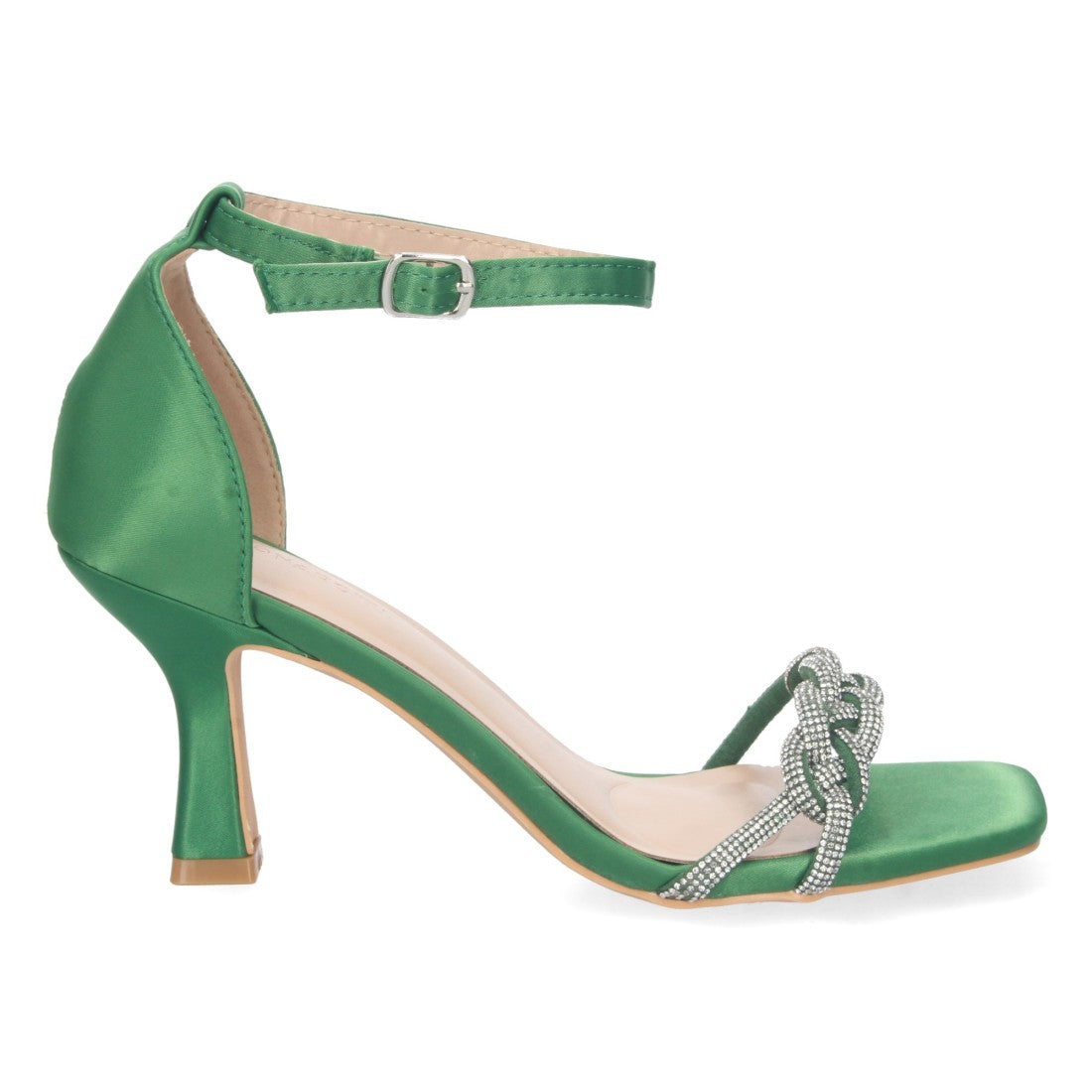 Sandalia de tacón de mujer estilo ankle strap