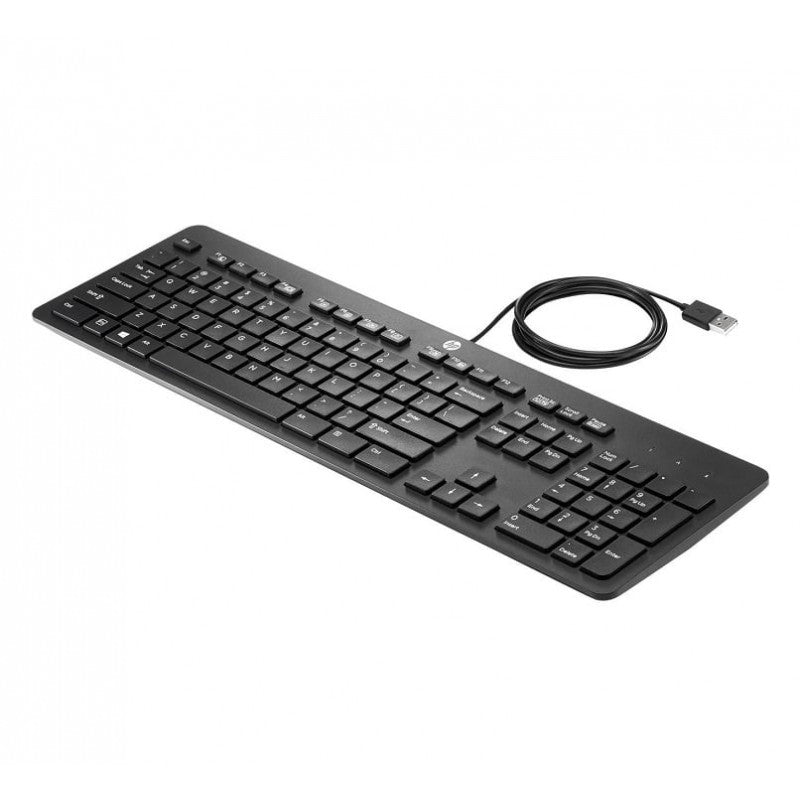 Teclado Business HP USB Srat Slim KB PCR Español con cable, USB, Negro, Km0 Caja Original