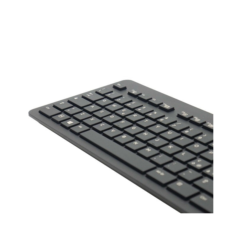 Teclado Business HP USB Srat Slim KB PCR Español con cable, USB, Negro, Km0 Caja Original