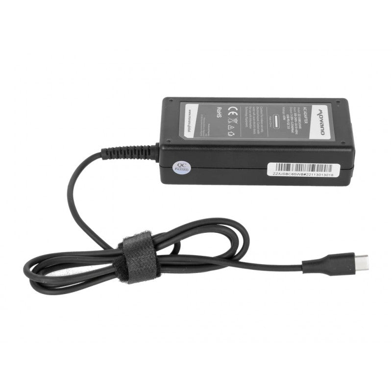 Cargador Movano 65W USB tipo C USB-C / CA 100-240 V