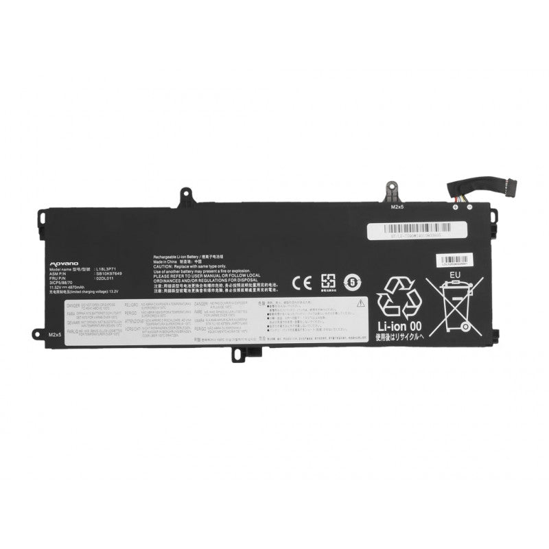 Movano Batería para Lenovo ThinkPad T590, P15s, T15 / 11.52V 4870 mAh