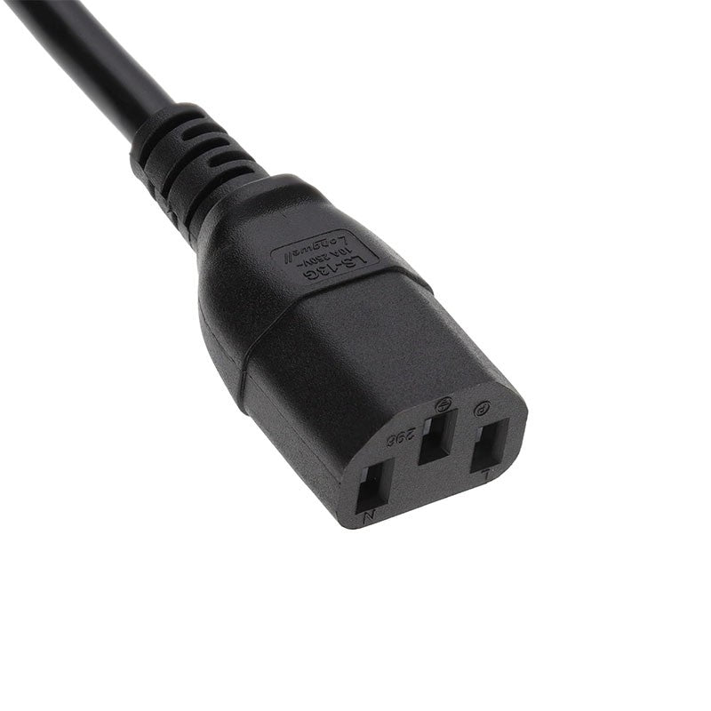 Cable de alimentación Schuko C13 UK Cable para Torre de 3 clavijas, Cable C13