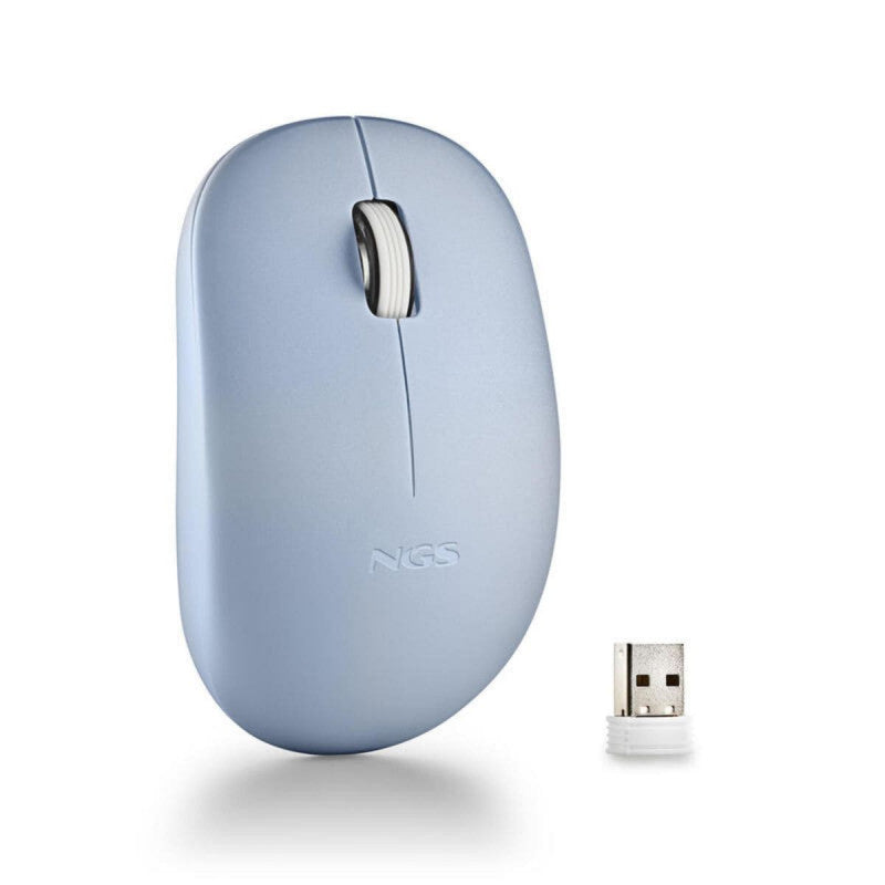 Ratón óptico NGS FOG Pro Wireless Inalámbrico 1000 DPI, Azul, Nuevo