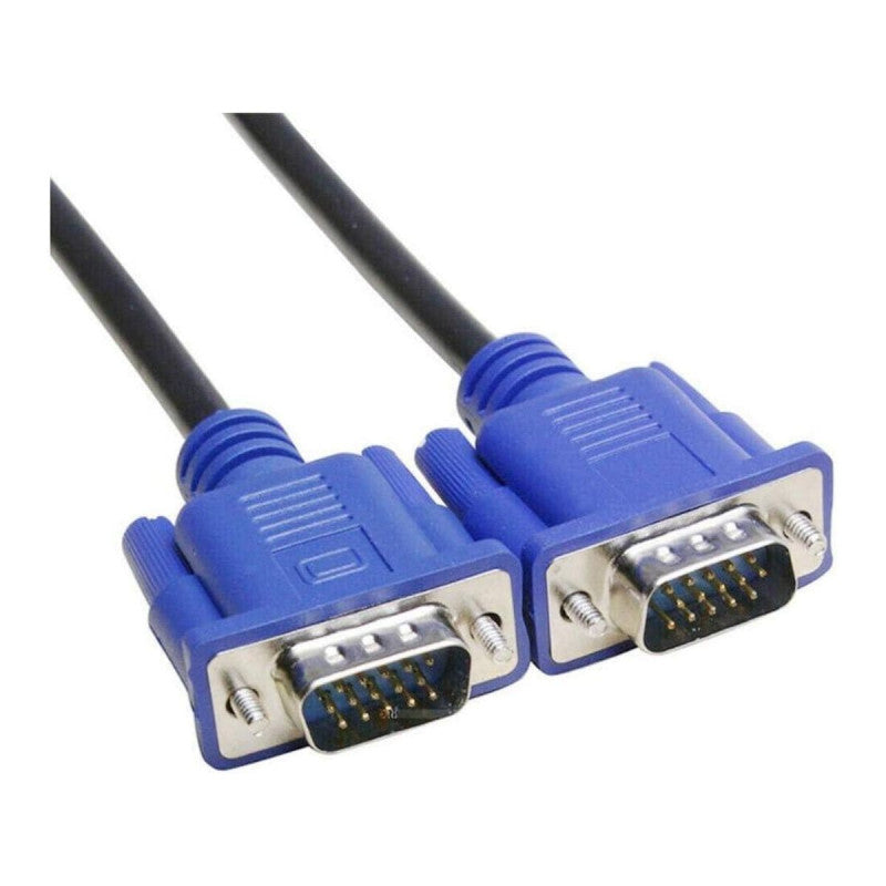 Cable VGA macho a VGA macho 1.50m, Negro