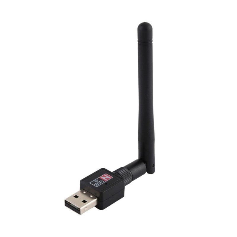 Adaptador Wifi USB 2.0 300Mbps (2.4GHz) tarjeta de red inalámbrica USB 2.0 con antena giratoria