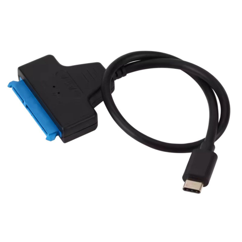 Cable USB SATA 3 adaptador a USB-C, compatible con disco duro externo HDD SSD de 2,5 pulgadas, Cable Sata III de 22 pines, Nuevo