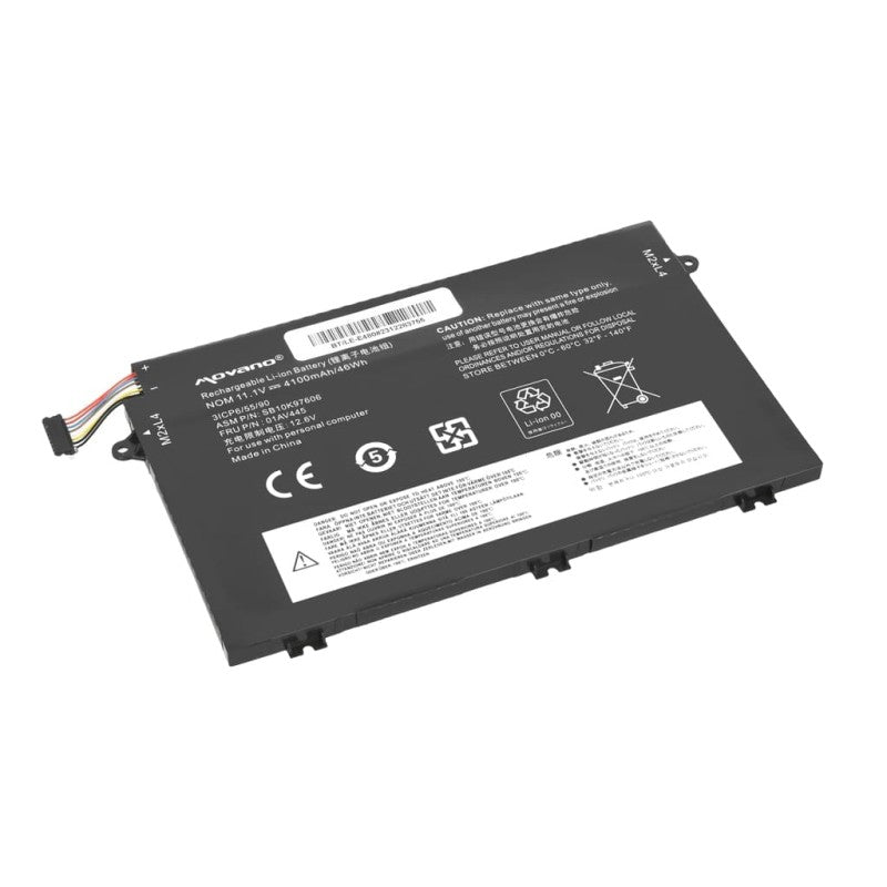 Batería Movano para Lenovo ThinkPad E480, E580 / 11.1V 4100 mAh