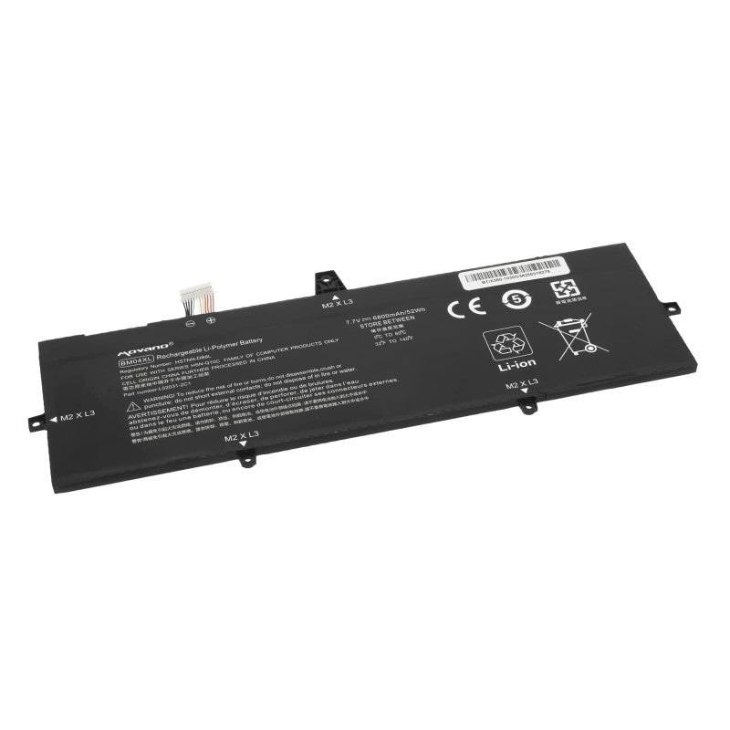 Batería Movano para HP EliteBook X360 1030 G3 7,7 V 6800mAh (52 Wh)