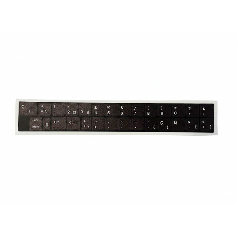 Kit Pegatinas Adaptación Teclado Español HP | Fondo UV Reimpreso Alta Durabilidad