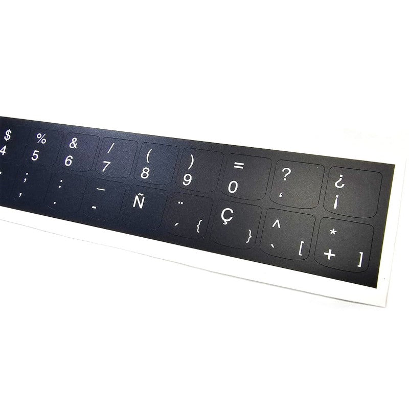 Kit Pegatinas Adaptación Teclado Español Lenovo | Vinilo Alta Calidad