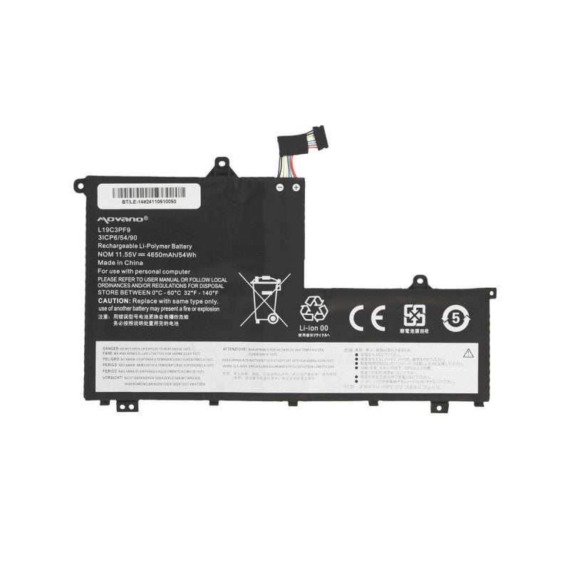 Movano Batería para Lenovo ThinkBook 14 ITL, 15 ITL / (4650 mAh) 11.55V