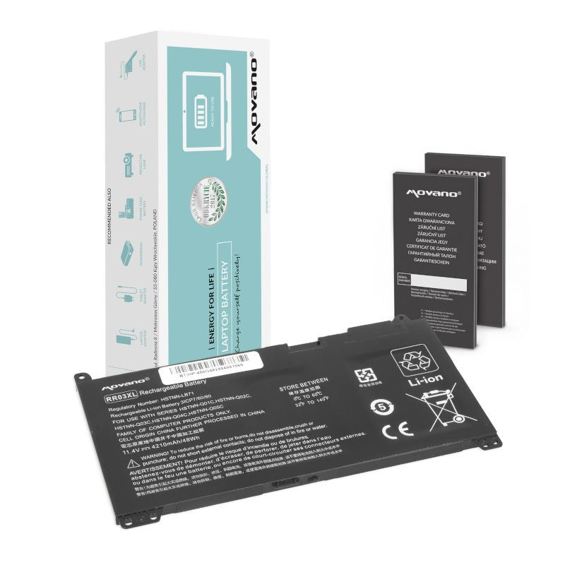 Movano Batería para Dell Latitude 7320 2 IN 1 / 7.6V 5263 mAh 40Wh