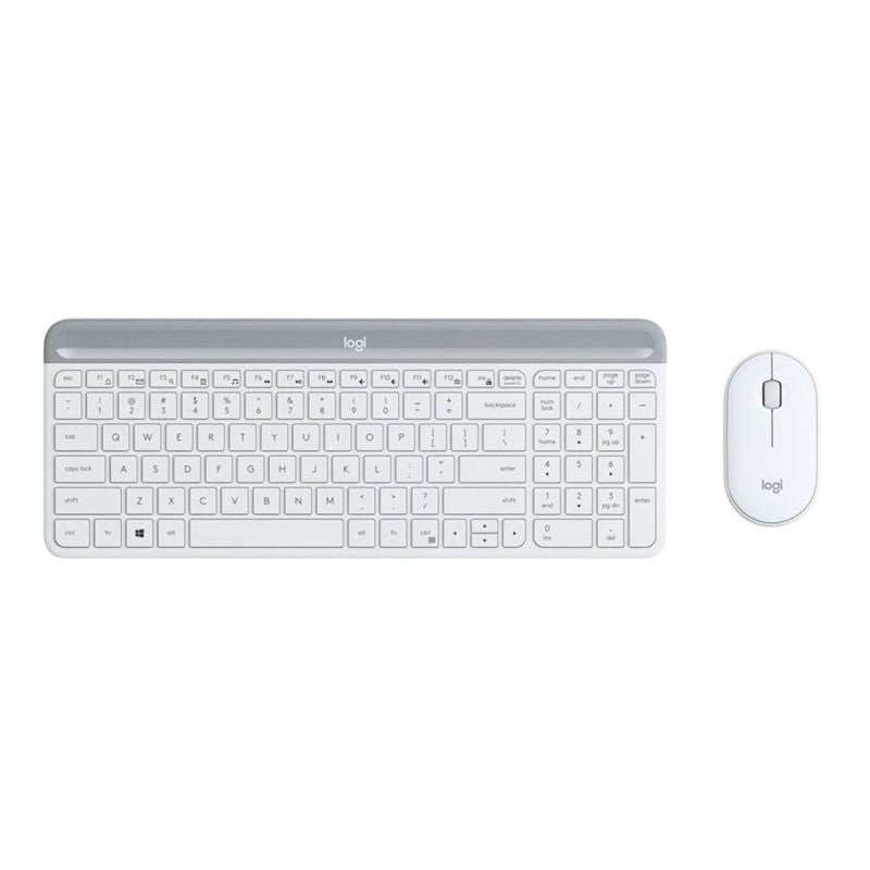 Teclado + Ratón Logitech MK470 Inalámbrico Wireless, Blanco, Nuevo