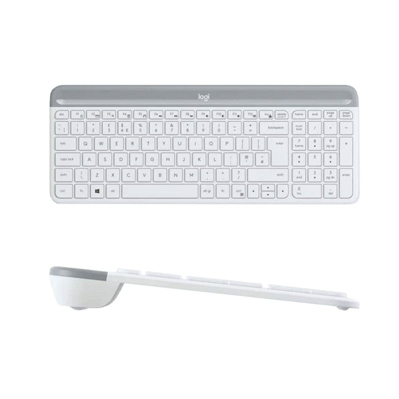 Teclado + Ratón Logitech MK470 Inalámbrico Wireless, Blanco, Nuevo