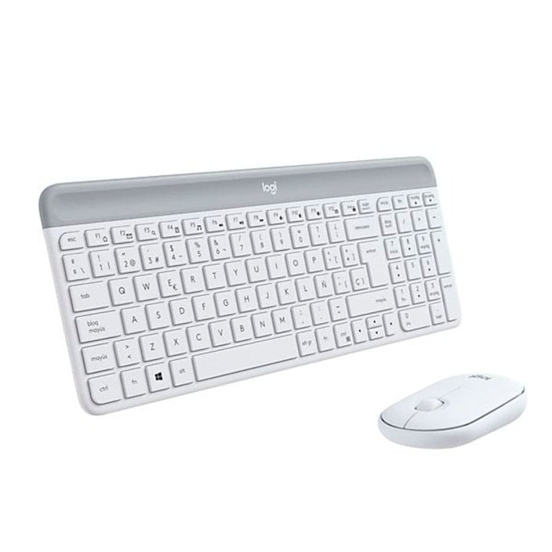 Teclado + Ratón Logitech MK470 Inalámbrico Wireless, Blanco, Nuevo