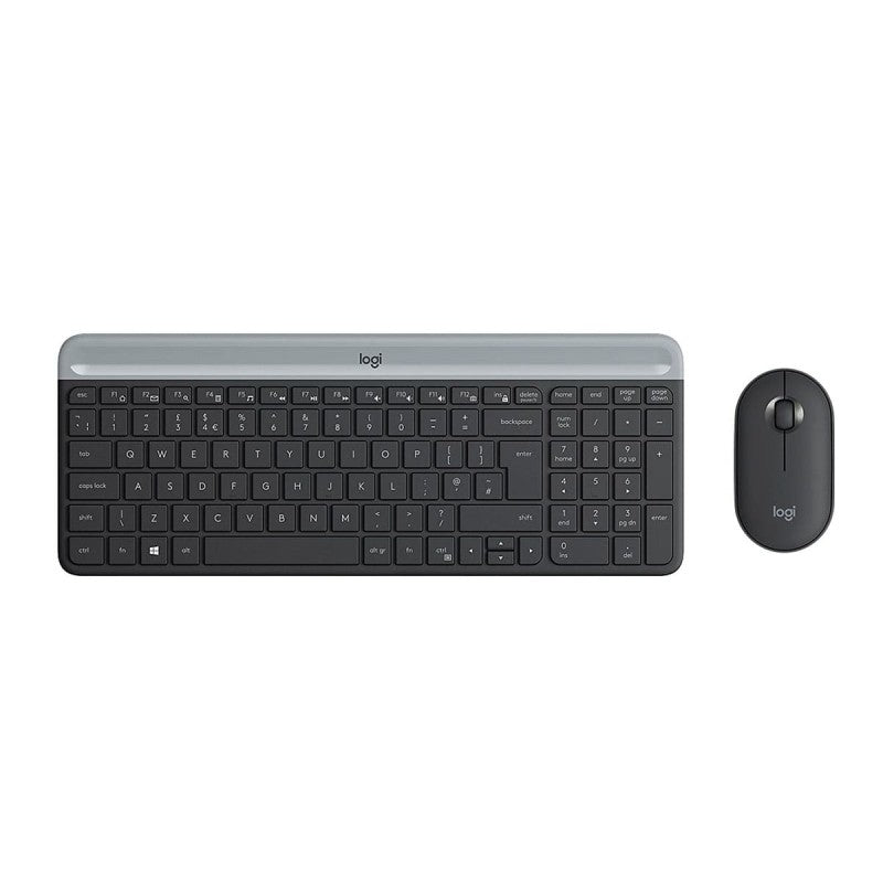 Teclado + Ratón Logitech MK470 Inalámbrico Wireless, Negro, Nuevo
