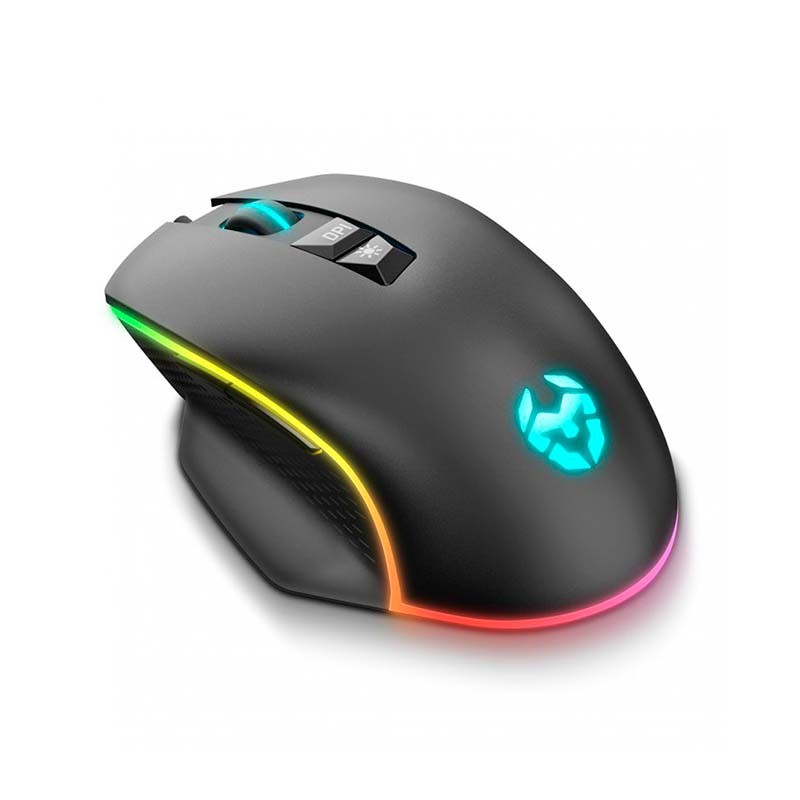 Ratón Krom Keos Gaming RGB 6400 DPI, Nuevo