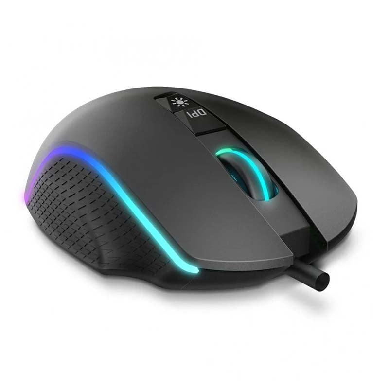 Ratón Krom Keos Gaming RGB 6400 DPI, Nuevo