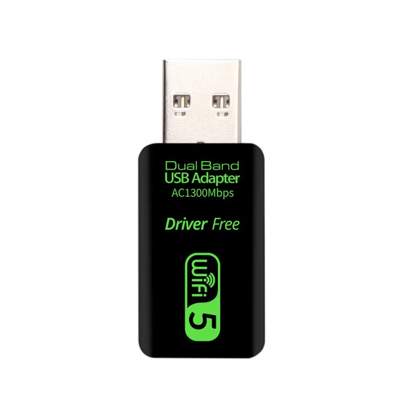 Adaptador WiFi USB AC 1300Mbps Dual Band 5GHz 802.11ac