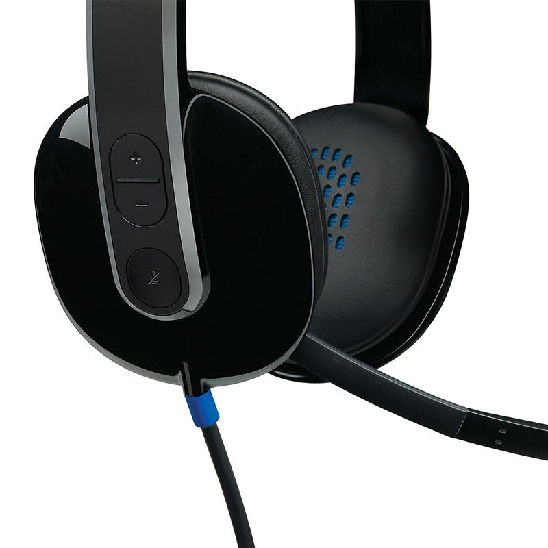 Auriculares Logitech H540 con Micrófono, Negro