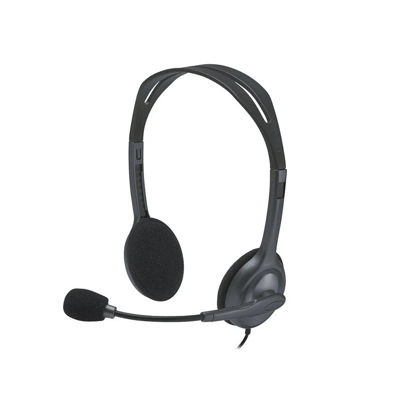 Auriculares Logitech H111 con Micrófono, Negro