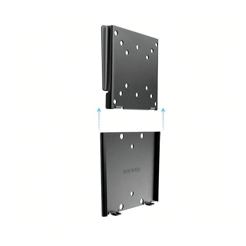 Monitor Soporte de pared Vesa TooQ para Pantallas 10"-27" LP1023F-B 50x50/75x75/100x100mm, Negro, Nuevo