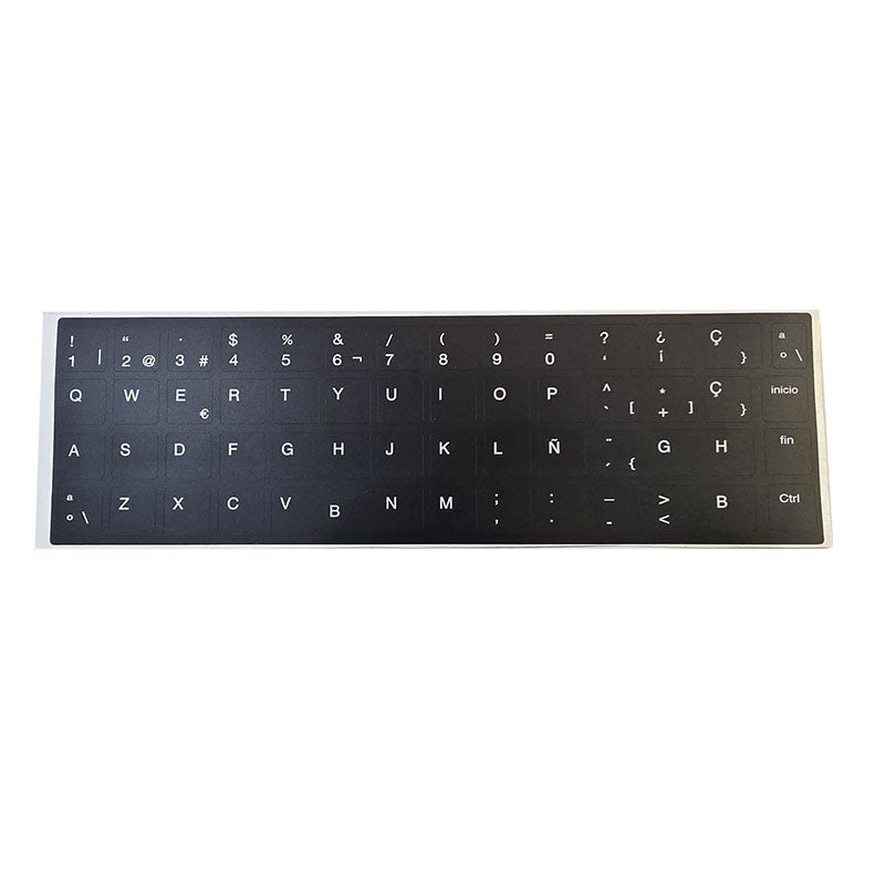 Kit Pegatinas Teclado Español Completo para HP, Vinilo Resistente