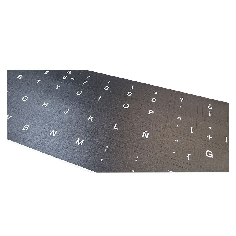Kit Pegatinas Teclado Español Completo para HP, Vinilo Resistente