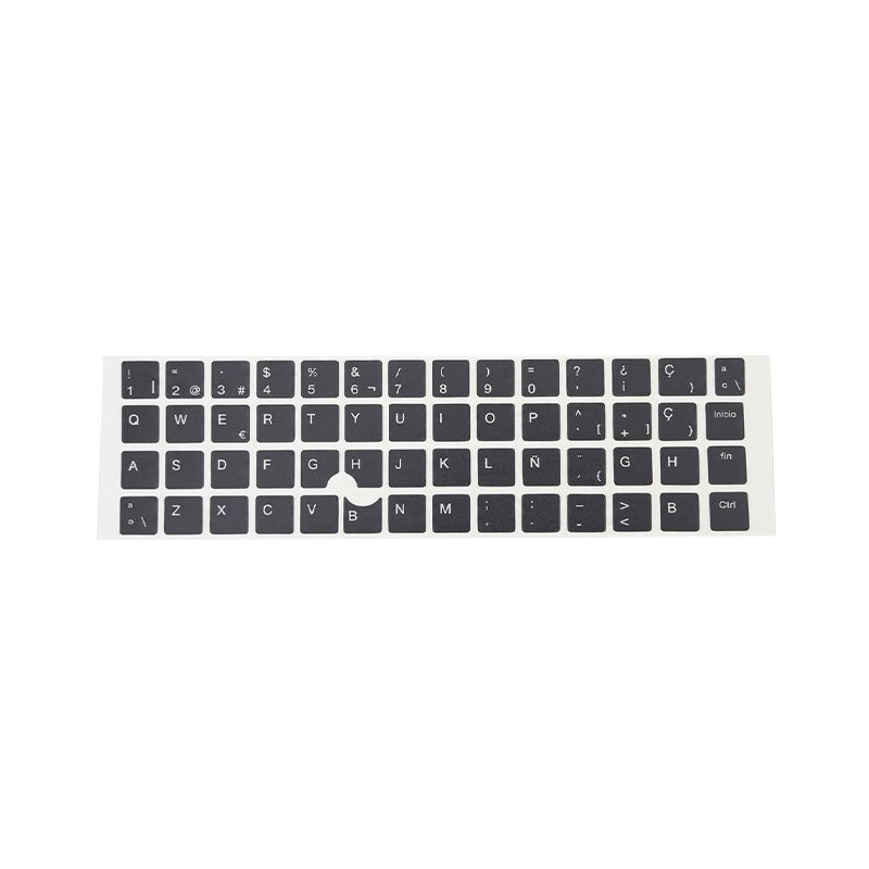 Kit Pegatinas Teclado Español Completo para HP, Vinilo Resistente con Fondo UV