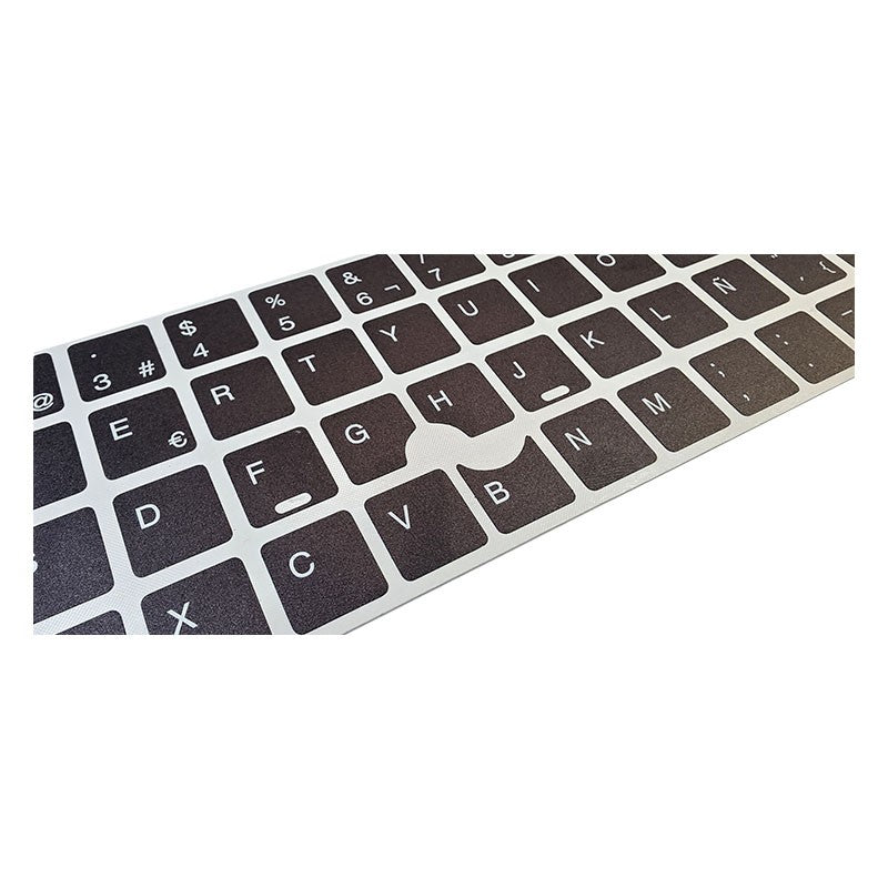 Kit Pegatinas Teclado Español Completo para HP, Vinilo Resistente con Fondo UV