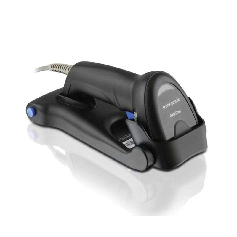 Lector de Código de Barras Datalogic QuickScan QW2520 + Soporte, Negro, Nuevo