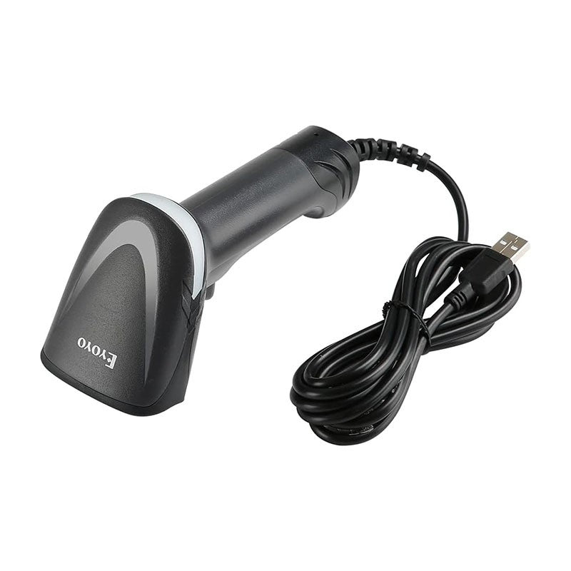 Lector de Código de Barras Eyoyo EY-H1 + Soporte, Negro, Nuevo