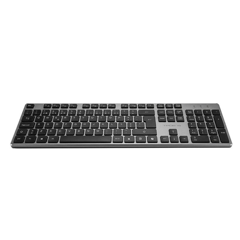 Tacens Zenith Combo Inalámbrico 3 en 1 Teclado + Ratón Óptico + Alfombrilla, DualLink 2.4 GHz, Italiano, Nuevo