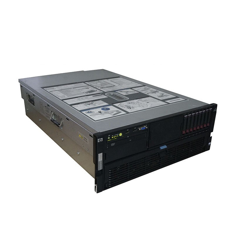 Servidor HP ProLiant DL580 G5, Dual Xeon E7320, RAM 12GB, A+