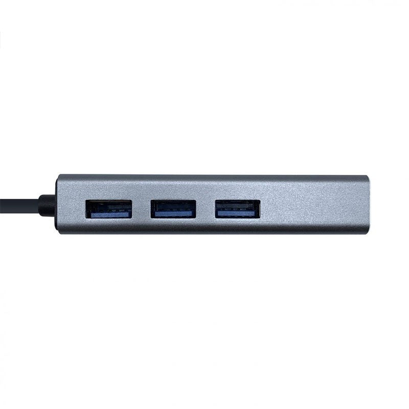 Conversor Aisens A106-0401 USB 3.0 a RJ45 Ethernet Gigabit 10/100/1000 MBPS + HUB 3xUSB-A 3.0