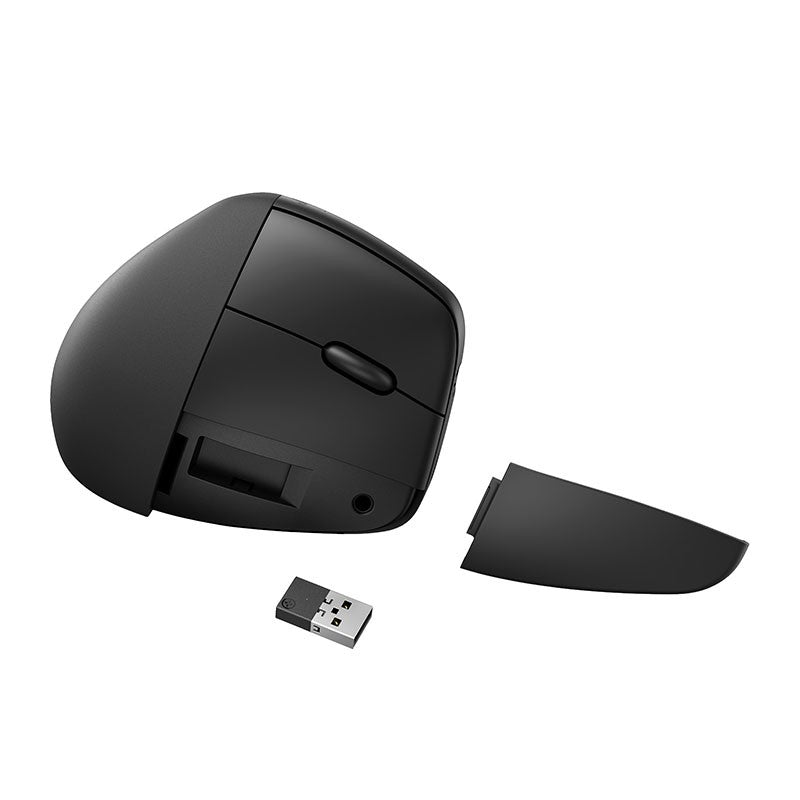 HP 925 Ratón Vertical Ergonómico Inalámbrico 4000 DPI, Negro