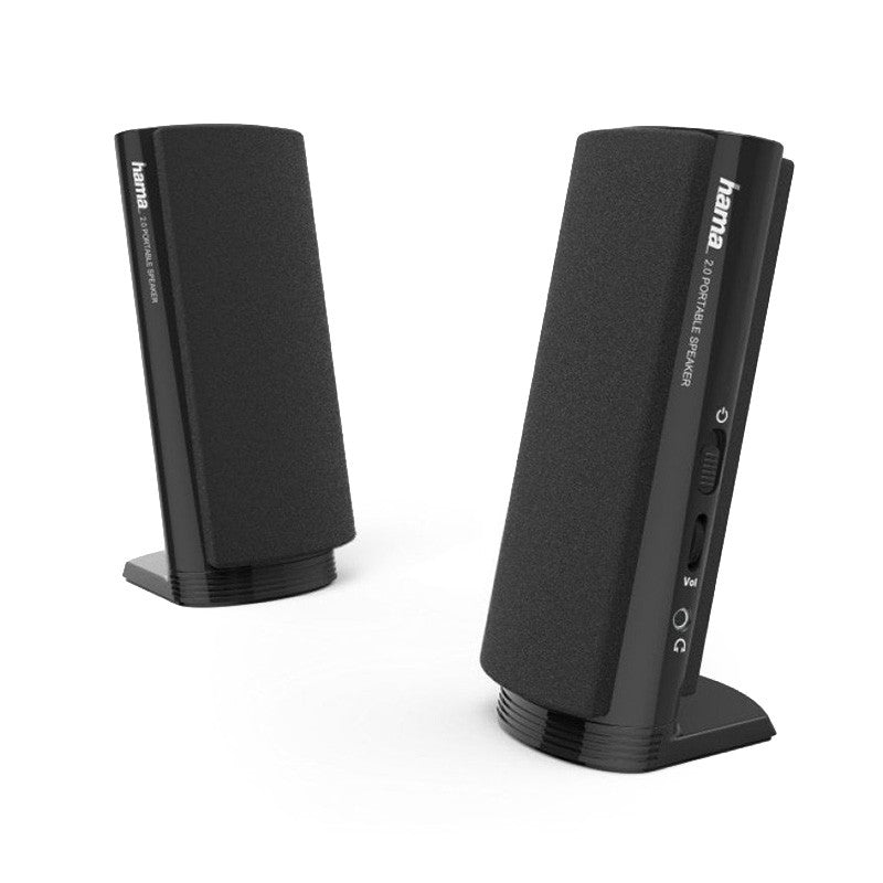 Hama E 80 57139 Altavoces 2.0 USB para PC y Portátil, Nuevo