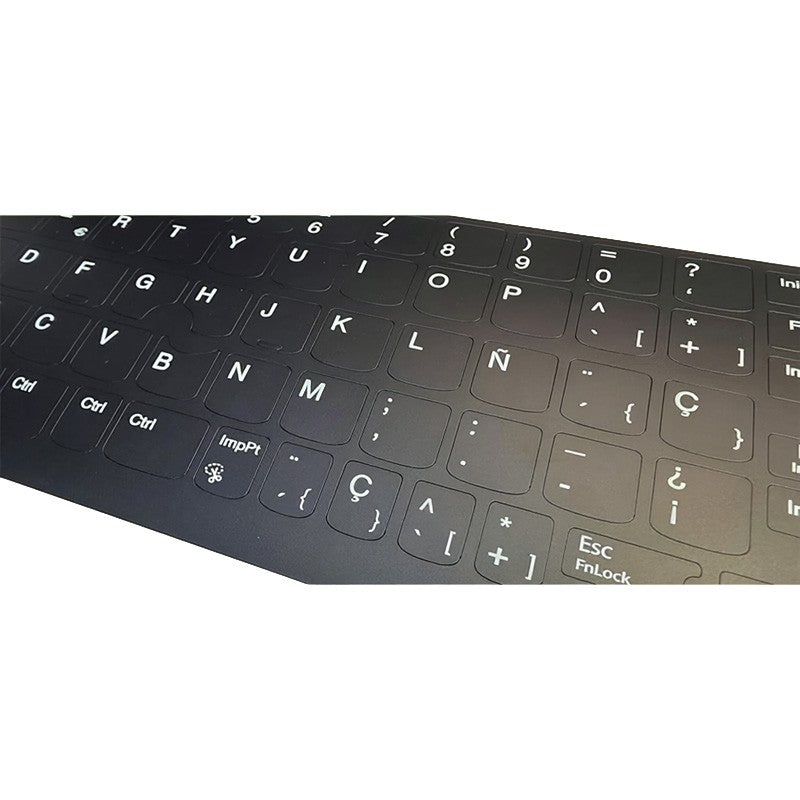 Kit Pegatinas Teclado Español Completo para Lenovo, Color Mate, Vinilo Resistente