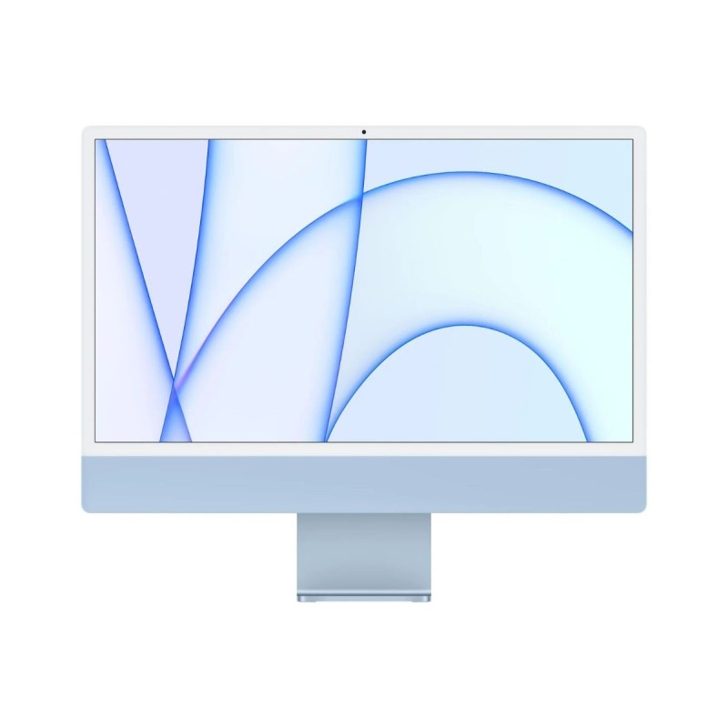 Apple iMac A2438 24" + Teclado Inglés (UK) y Ratón, M1 8 Cores, 16GB RAM, SSD 512GB, 4,5K, Azul, A+