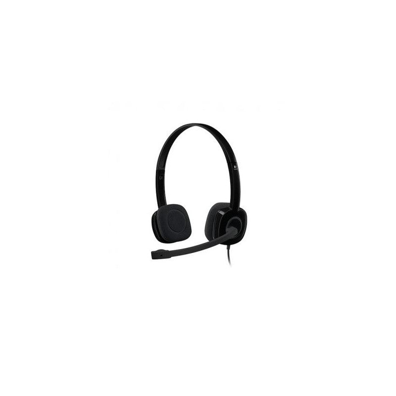 Auriculares Logitech H151 con Micrófono, Negro