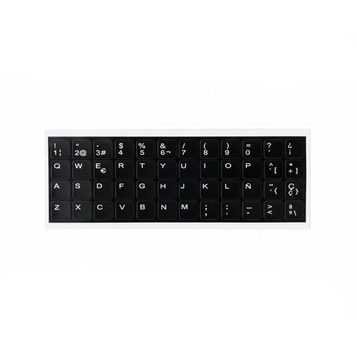 Kit Pegatinas de teclado Español en vinilo ultrafino Vinilo Fino