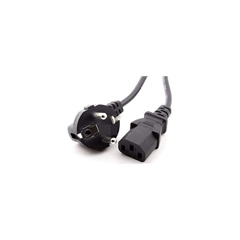 Cable de Alimentación Schuko Tipo F C13 Cable para Torre, Negro, Nuevo