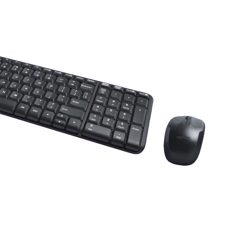 Teclado + Ratón Logitech MK220 Inalámbrico Wireless, Negro, Nuevo