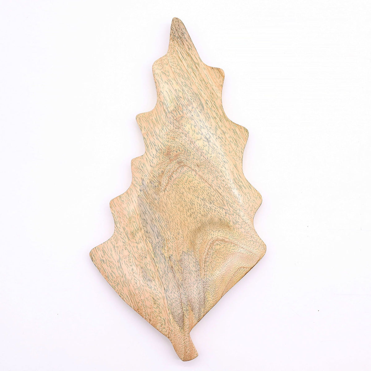 Perdido en el Bosque -  Tazón de madera con hoja esmaltada - 33x17cm