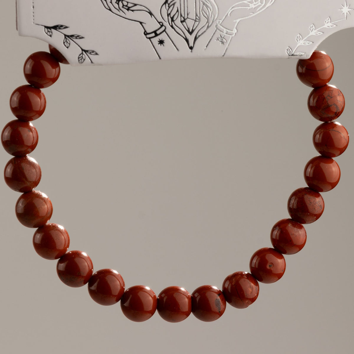 Pulsera de Poder Pequeña (17 cm x 6 mm) - cornalina