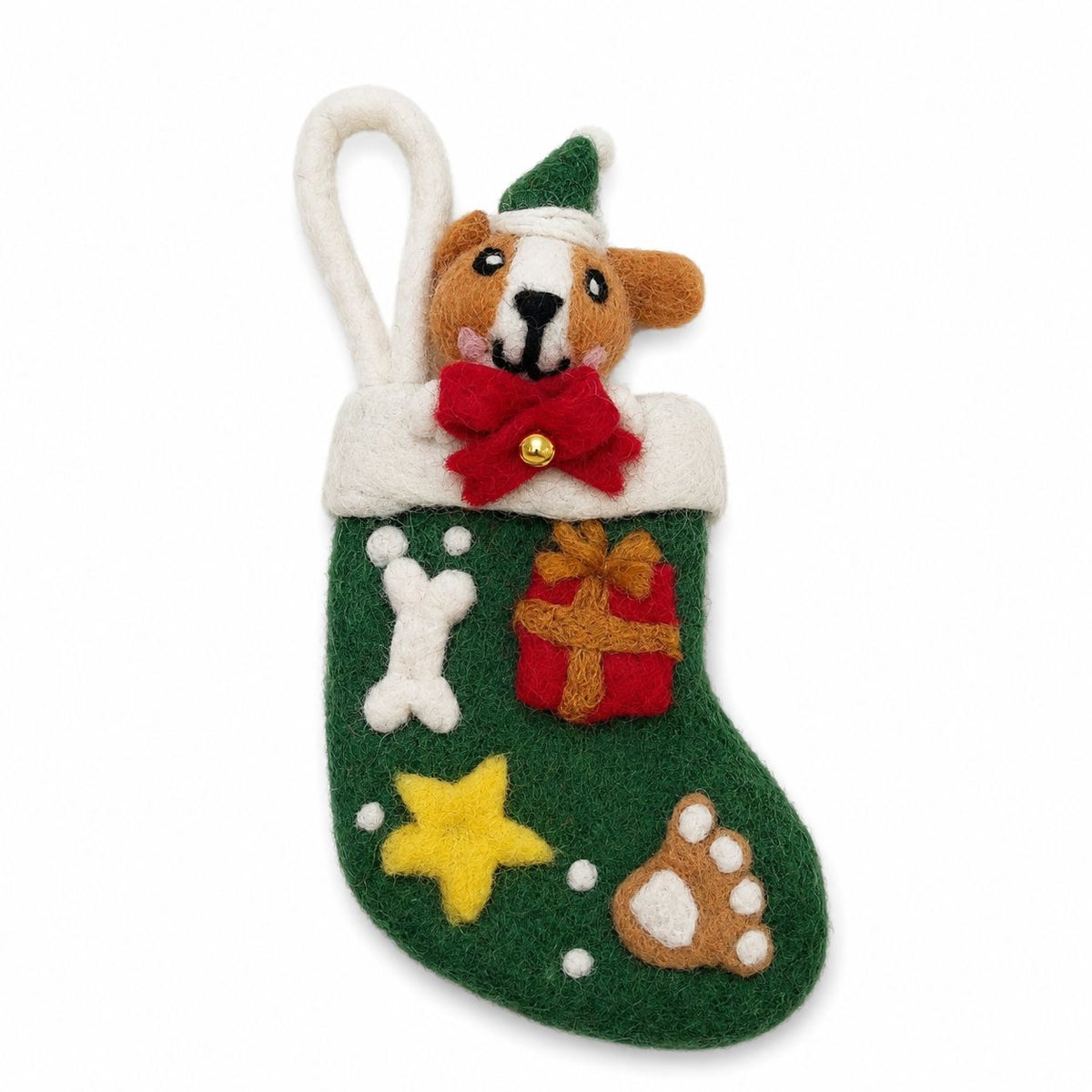 Calcetines navideños de fieltro para mascotas - Selección mixta