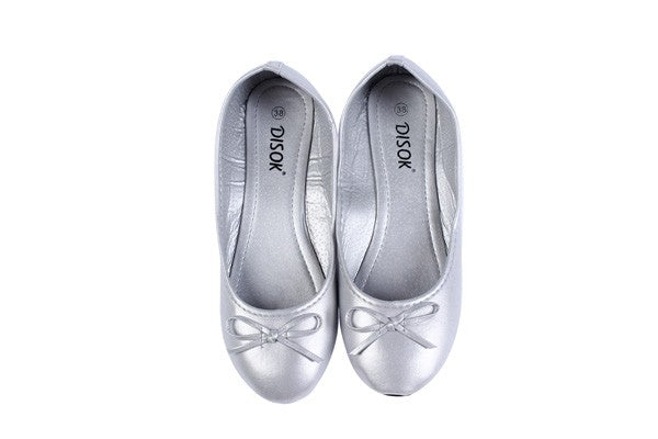 Bailarinas manoletinas "Wedding" talla L plata